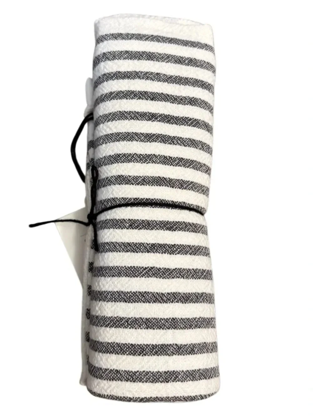 Hearth & Hand Magnolia Flour Sack Kitchen Towel Gray Stripe NWT 30x30